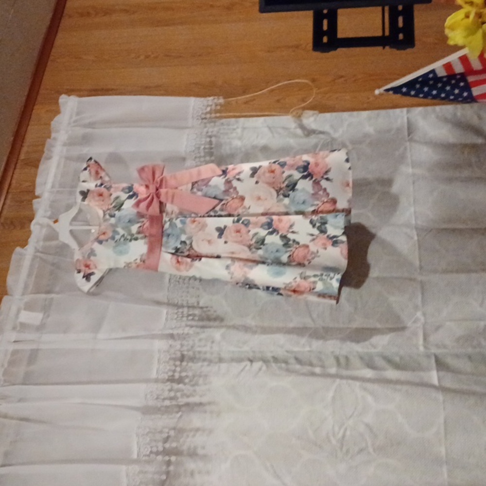 Girls Ruffle Flower Dress